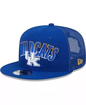 Мужская кепка Snapback Royal Kentucky Wildcats Grade Trucker 9FIFTY New Era, синий