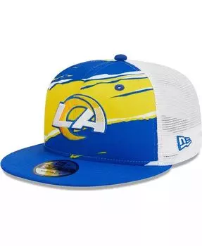 Мужская кепка Snapback Royal Los Angeles Rams Tear Trucker 9FIFTY New Era, синий