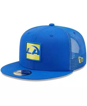 Мужская кепка Snapback Royal Los Angeles Rams Gridlock Trucker 9FIFTY New Era