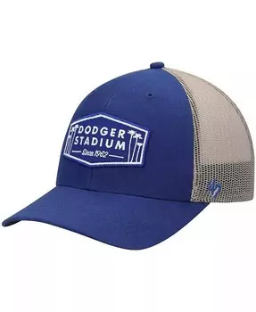 Мужская кепка Snapback Royal, натуральный цвет Los Angeles Dodgers Dodger Stadium Local Haven Trucker Snapback '47 Brand, синий