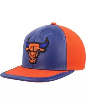 Мужская кепка Snapback Royal, оранжевая Chicago Bulls Day One Mitchell & Ness
