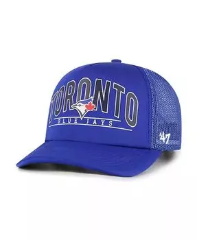 Мужская кепка Snapback Royal Toronto Blue Jays Backhaul из пеноматериала '47 Brand, синий