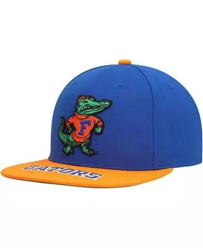 Мужская кепка Snapback с логотипом Florida Gators Royal, оранжевого цвета Mitchell & Ness