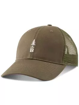 Мужская кепка Snapback с вышивкой Trucker BASS OUTDOOR, оливковый