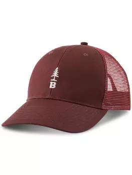 Мужская кепка Snapback с вышивкой Trucker BASS OUTDOOR, цвет rusted red