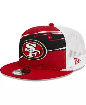 Мужская кепка Snapback Scarlet San Francisco 49ers Tear Trucker 9FIFTY New Era