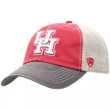 Мужская кепка Snapback Top of the World Red Houston Cougars Offroad Trucker Snapback