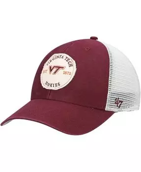 Мужская кепка Snapback Virginia Tech Hokies '47 Maroon Mvp Trucker '47 Brand