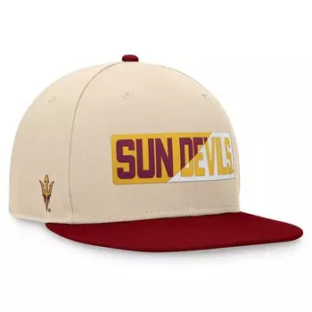Мужская кепка Top of the World цвета хаки, штат Аризона Sun Devils Goalaso Snapback, цвет Asu Beig K
