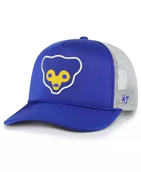Мужская кепка Trucker Snapback с логотипом Royal Chicago Cubs '47 Brand