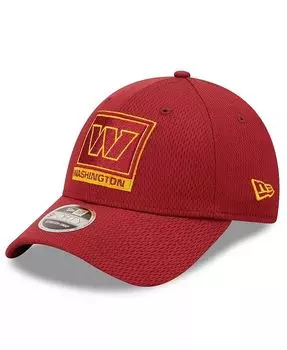 Мужская кепка Washington Commanders в рамке AF 9FORTY Snapback бордового цвета New Era, красный