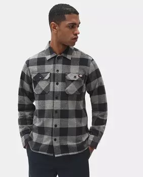 Мужская классическая фланелевая рубашка Dickies, темно-серый