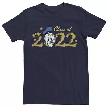 Мужская классическая футболка Disney Mickey Donald Class Of 2022 Licensed Character