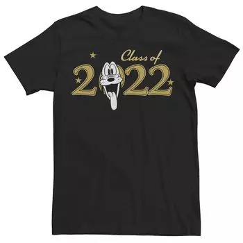 Мужская классическая футболка Disney Mickey Pluto Face Class Of 2022 Licensed Character