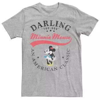 Мужская классическая футболка Disney Minnie Mouse American 1928 года Licensed Character