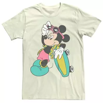 Мужская классическая футболка Disney's Mickey Mouse Skate Time Licensed Character