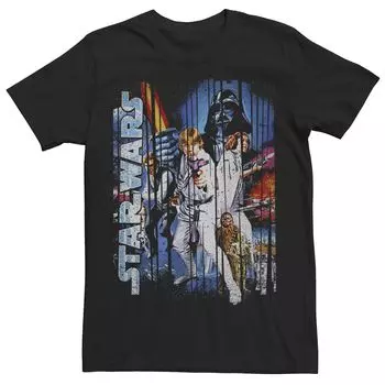 Мужская классическая футболка для групповых снимков Star Wars