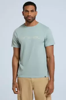 Мужская классическая футболка из органического материала Animal, зеленый