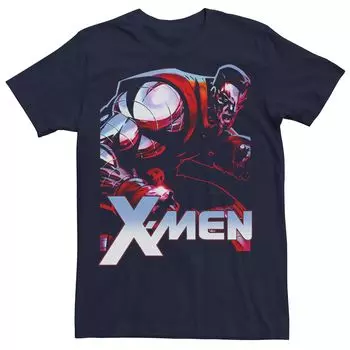 Мужская классическая футболка «Люди Икс» из комиксов Marvel Colossus Licensed Character