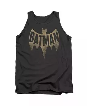 Мужская классическая футболка-майка с винтажным логотипом Tv для взрослых Batman, серый