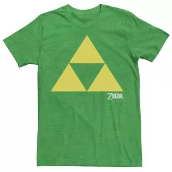 Мужская классическая футболка Nintendo Legend of Zelda Iconic Triforce Licensed Character