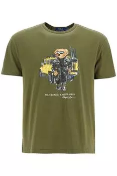 Мужская классическая футболка Polo Bear Polo Ralph Lauren, зеленый