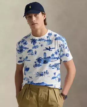 Мужская классическая футболка Polo Bear Polo Ralph Lauren, мультиколор