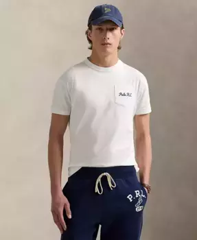 Мужская классическая футболка Polo Bear Polo Ralph Lauren, белый