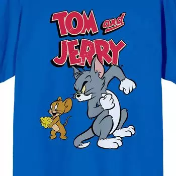 Мужская классическая футболка с героями мультфильмов Tom & Jerry Licensed Character