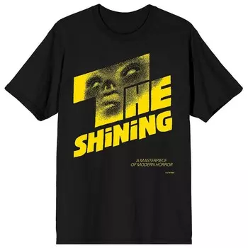 Мужская классическая футболка с графикой и плакатом The Shining Licensed Character, черный