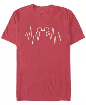 Мужская классическая футболка с коротким рукавом Mickey Heartline Fifth Sun, красный