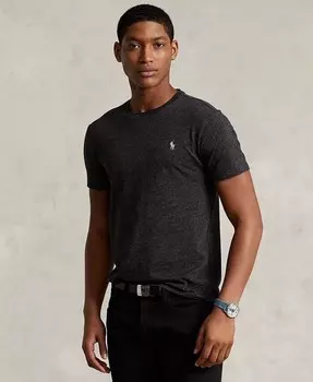 Мужская классическая футболка с круглым вырезом Polo Ralph Lauren, черный