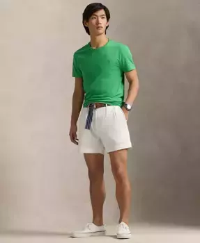 Мужская классическая футболка с круглым вырезом Polo Ralph Lauren, зеленый