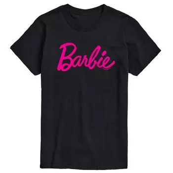 Мужская классическая футболка с логотипом Barbie Licensed Character