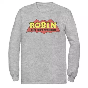 Мужская классическая футболка с логотипом DC Comics Robin The Boy Wonder