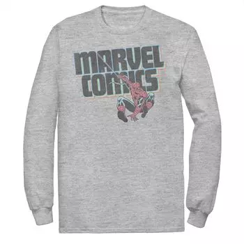 Мужская классическая футболка с логотипом из комиксов Marvel Comics Spider-Man