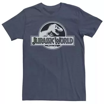 Мужская классическая футболка с логотипом Jurassic World Coin Licensed Character