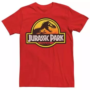 Мужская классическая футболка с логотипом «Парк Юрского периода» Licensed Character