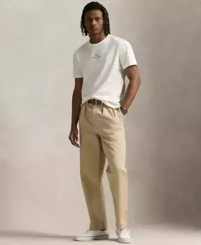 Мужская классическая футболка с логотипом Polo Ralph Lauren, белый