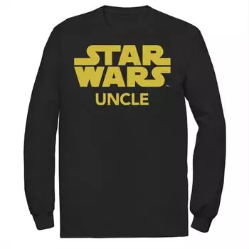 Мужская классическая футболка с логотипом Star Wars Uncle Licensed Character
