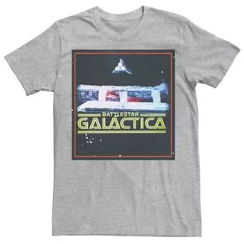 Мужская классическая футболка с плакатом Battlestar Galactica Licensed Character