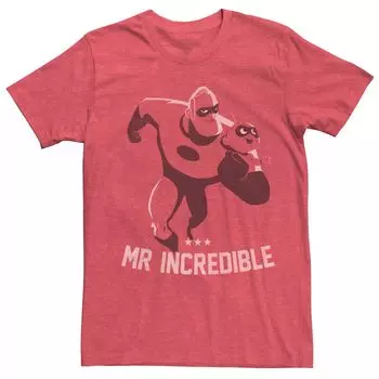 Мужская классическая футболка с рисунком Disney Pixar Incredibles 2 Mr. Incredible Licensed Character