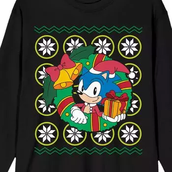 Мужская классическая футболка с рисунком Sonic The Hedgehog Licensed Character