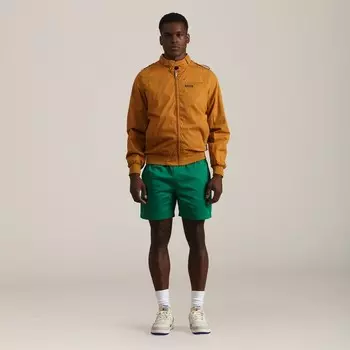 Мужская классическая гоночная куртка Iconic (облегающего кроя) Members Only, цвет Wheat