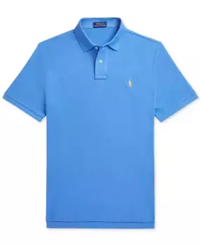 Мужская классическая хлопковая поло Ralph Lauren Polo Ralph Lauren, синий