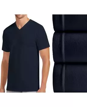 Мужская классическая коллекция майки без этикеток, 3 шт. Jockey, синий