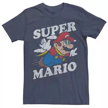 Мужская классическая летающая футболка Nintendo Super Mario Licensed Character