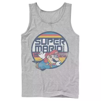 Мужская классическая летающая майка Nintendo Super Mario 1985 года в стиле ретро Licensed Character