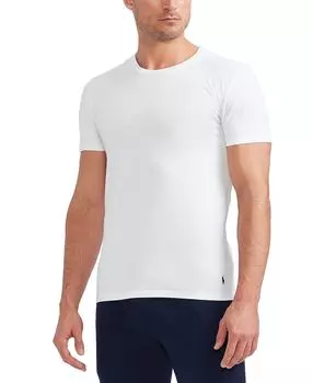 Мужская классическая майка, 3 шт. в упаковке Polo Ralph Lauren, белый