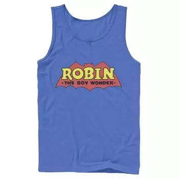 Мужская классическая майка с логотипом DC Comics Robin The Boy Wonder